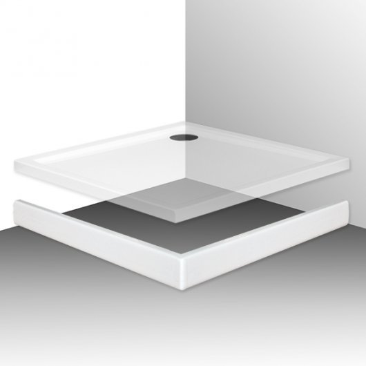 Front panel FLAT QUADRO-square