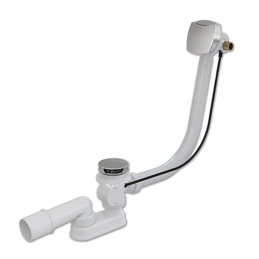  bath siphon with impregnation and overflow