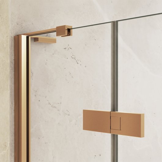 Stěnový profil, stabilizační vzpěra a pant - Brushed Gold Stěnový profil, stabilizační vzpěra a pant - Brushed Gold