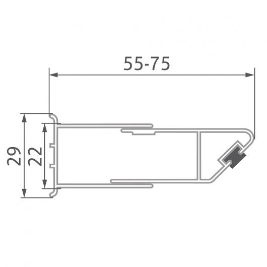 Set of profiles GZN drawing