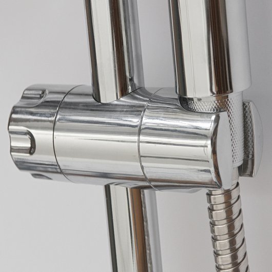 Sliding hand shower holder