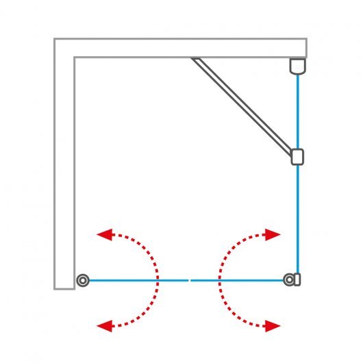 Drawing of door opening