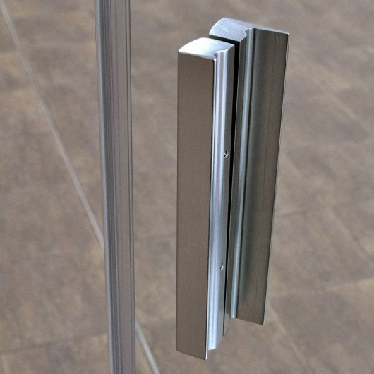 High quality handle made of brushed aluminum