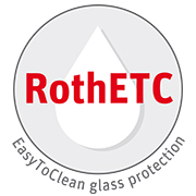 Hydrofobní povrchová úprava RothETC zabraňujícím usazování nečistot